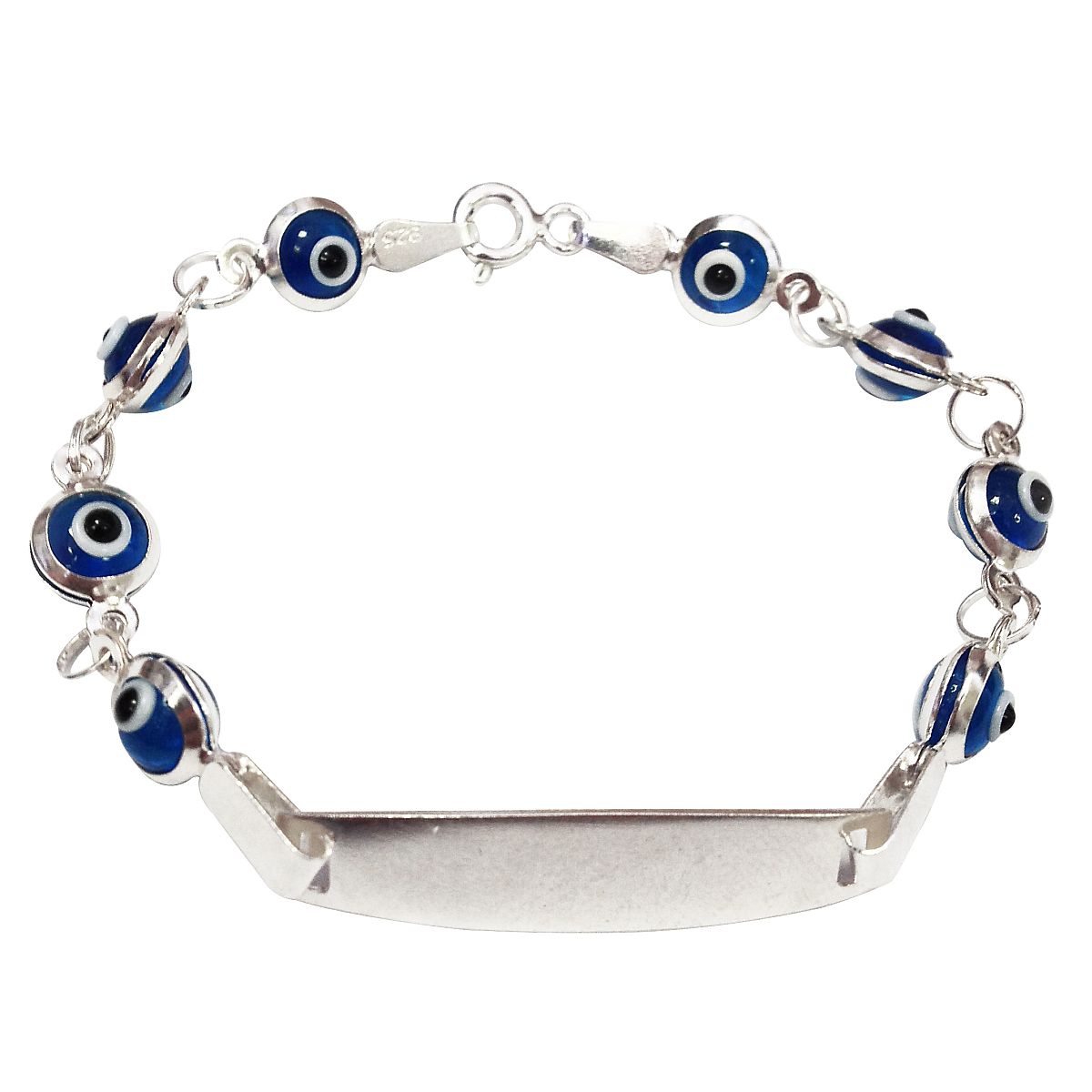 Evil Eye Sterling Silver Bracelet 9331-2 [CMB20159331-2] - $31.12